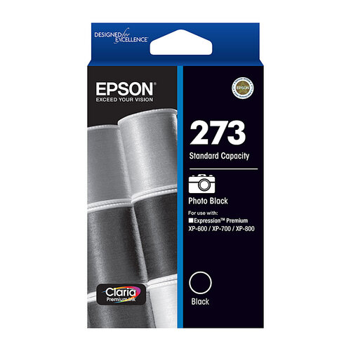 Epson 273 Photo Black Ink Cartridge - 250 pages