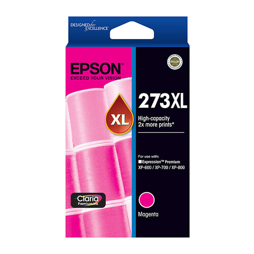 Epson 273 XL Magenta Ink Cartridge - 650 pages