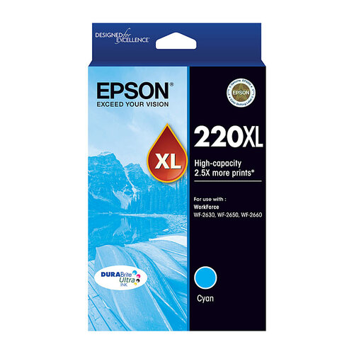 Epson 220 XL Cyan Ink Cartridge