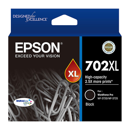 Epson 702 XL Black Ink Cartridge