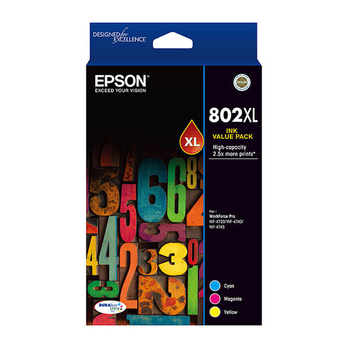 Epson 802 CMY XL Colour Pack