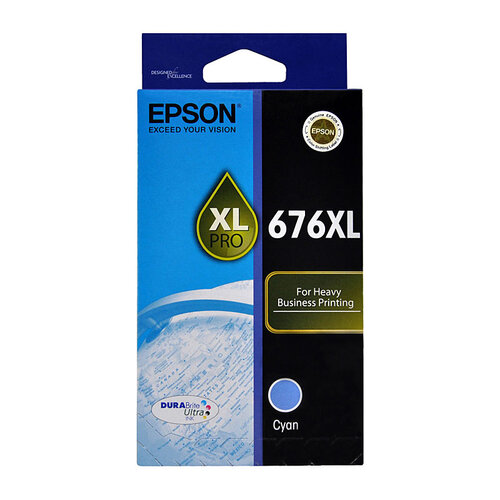 Epson 676XL Cyan Ink Cartridge - 1200 pages