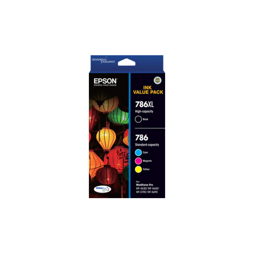 Epson 786 Ink Value Pack 3 Col plus Black