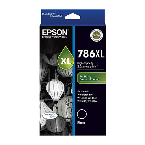 Epson 786XL Black Ink Cartridge 