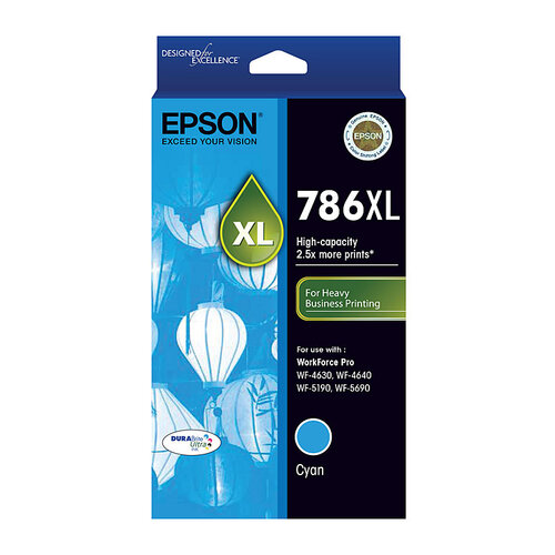 Epson 786XL Cyan Ink Cartridge 