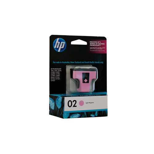 HP #02 Light Magenta Ink Cartridge - 5.5ml - 350 pages