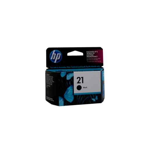 HP #21 Black Ink Cartridge - 185 pages