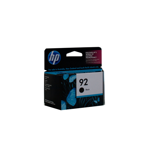 HP #92 Black Ink Cartridge - 210 pages
