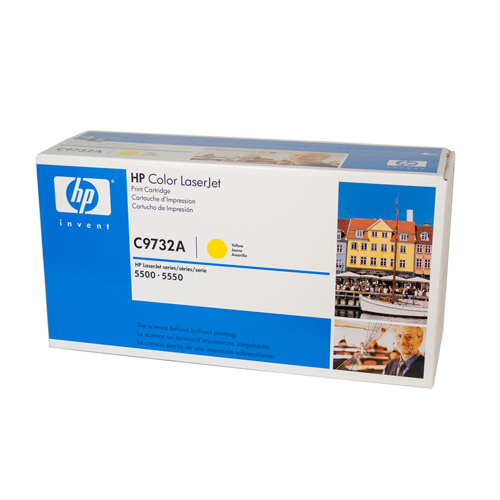 HP #645A Yellow Toner Cartridge - 12000 pages 