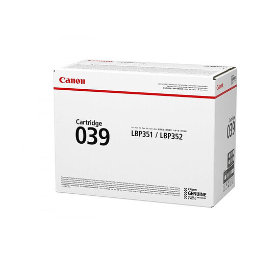 Canon CART039 Black Toner - 6000 pages
