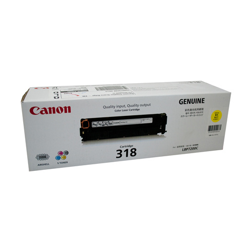 Canon CART318 Yellow Toner - 2400 Pages