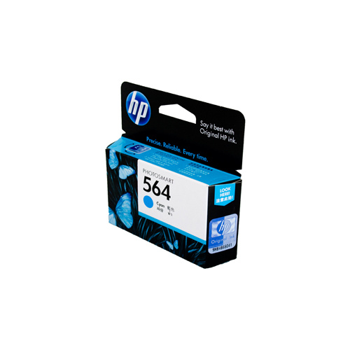 HP #564 Cyan Ink Cartridge - 300 pages
