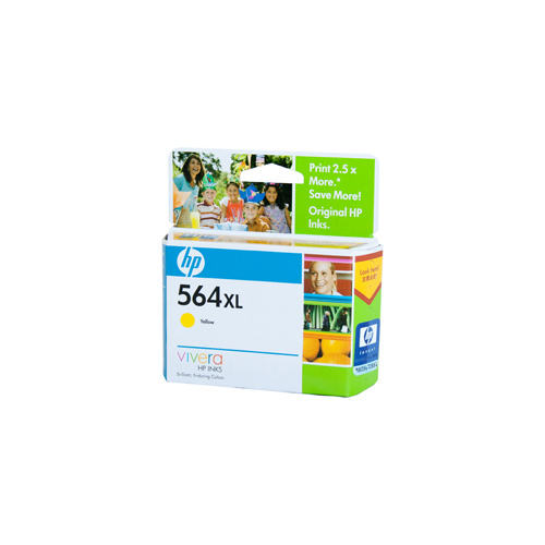 HP #564XL Yellow Ink Cartridge - 750 pages