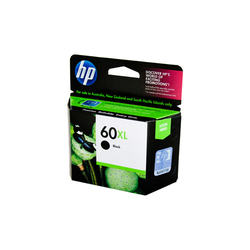 HP #60 Black XL ink Cartridge - 600 pages
