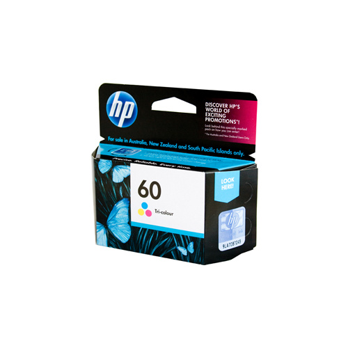 HP #60 Colour ink Cartridge - 165 pages