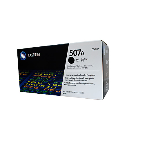 HP #507A Black Toner Cartridge - 5500 pages