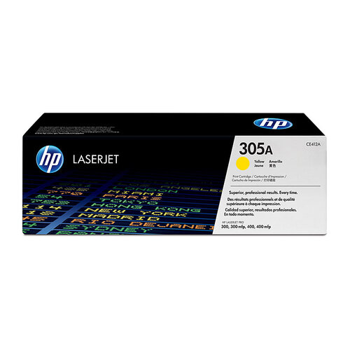 HP #305A Yellow Toner Cartridge - 2600 pages 
