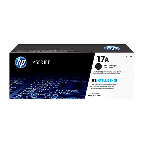 HP #17A Black Toner Cartridge - 1600 pages