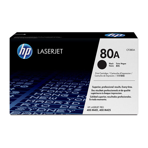 HP # 80A Black Toner - 2700 pages