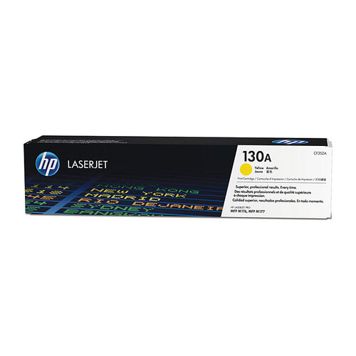 HP #130A Yellow Toner Cartridge - 1000 pages