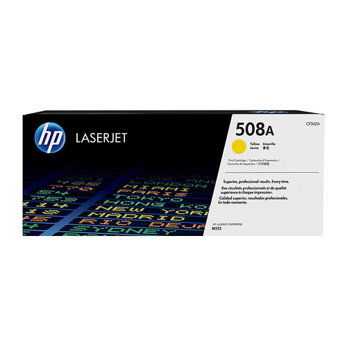 HP #508A Yellow Toner Cartridge - 5000 pages