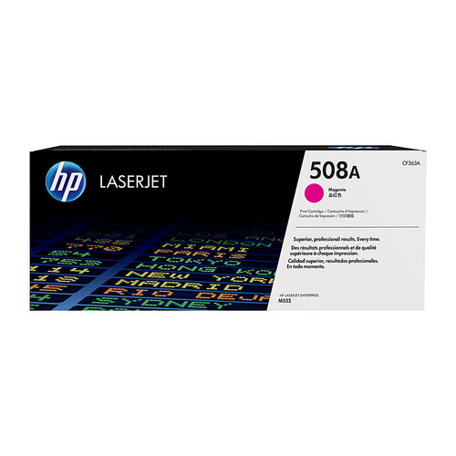 HP #508A Magenta Toner Cartridge - 5000 pages