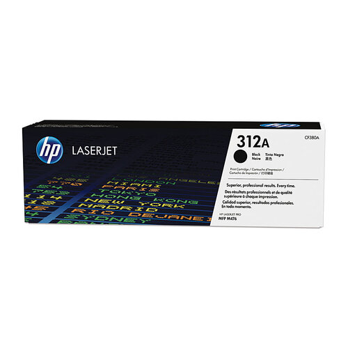 HP #312A Black Toner Cartridge - 2400 pages
