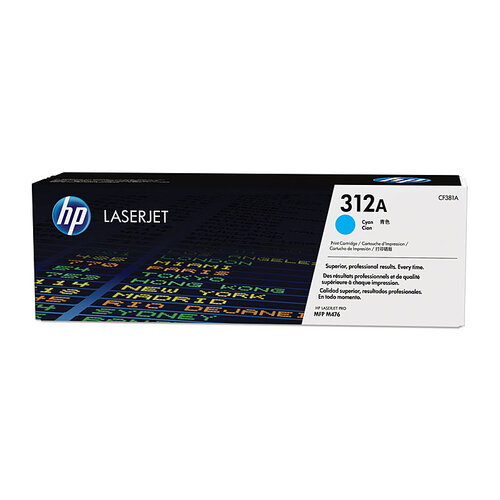 HP #312A Cyan Toner Cartridge - 2700 pages