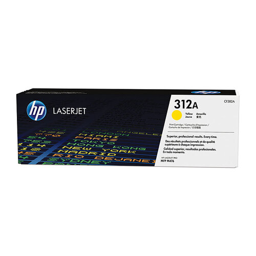 HP #312A Yellow Toner Cartridge - 2700 pages