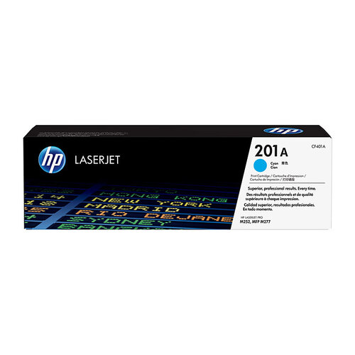 HP #201A Cyan Toner Cartridge - 1400pages