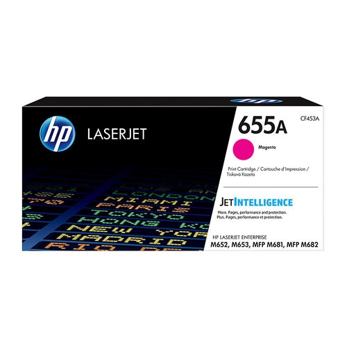 HP #655A Magenta Toner Cartridge -  10500 pages
