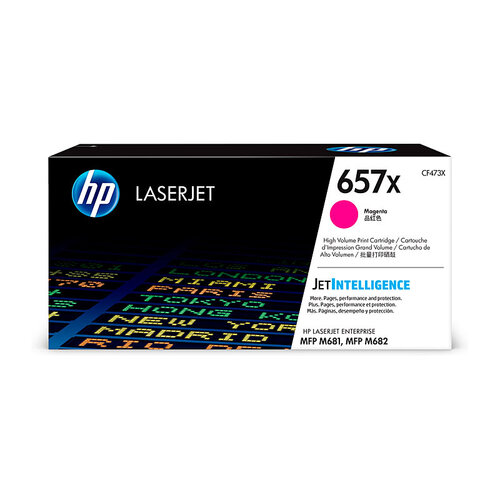 HP #657X Magenta Toner Cartridge - 23000 pages