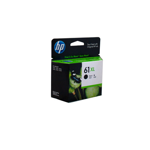 HP #61 Black XL ink Cartridge - 480 pages