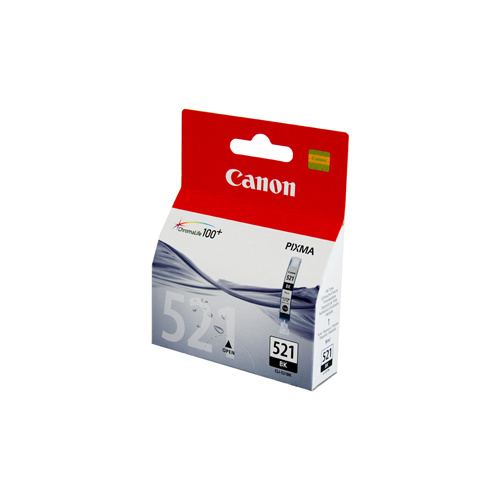 Canon CLI-521BK Black Ink Tank - 1250 pages