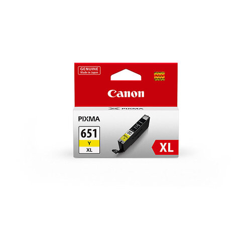 Canon CLI651XL Yellow Ink Cartridge - 695 A4 pages