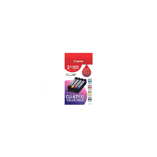 Canon CLI671XL Black Ink Value Pack - 