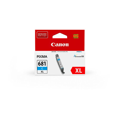 Canon CLI681XL Cyan Ink Cartridge - 515 pages