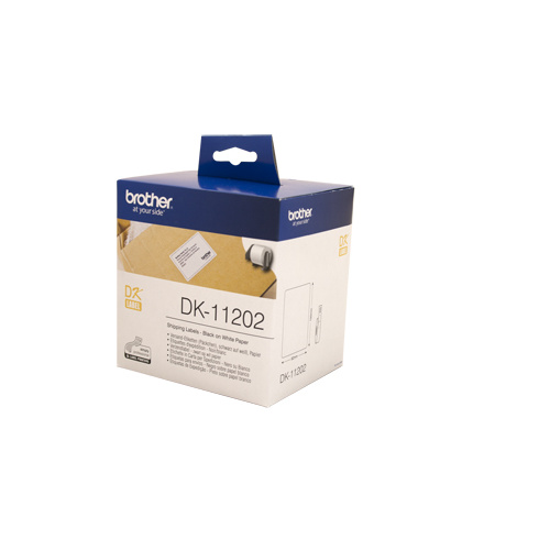 Brother DK11202 White Label - 62mm x 100mm - 300 per roll