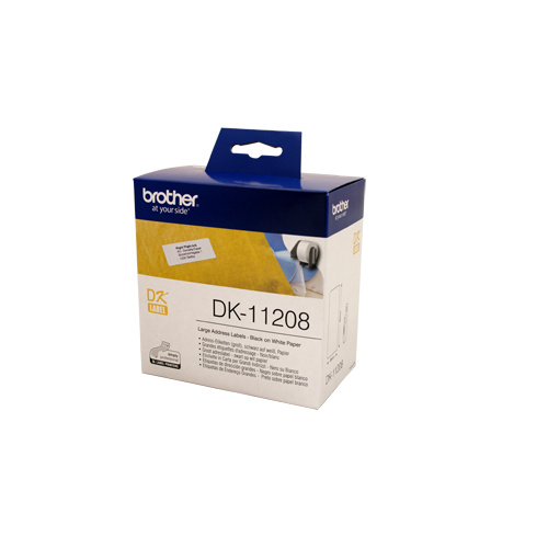 Brother DK11208 White Label - 38mm x 90mm - 400 per roll