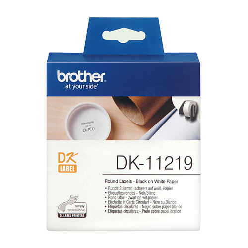 Brother DK11219 White Label - 1200 per roll