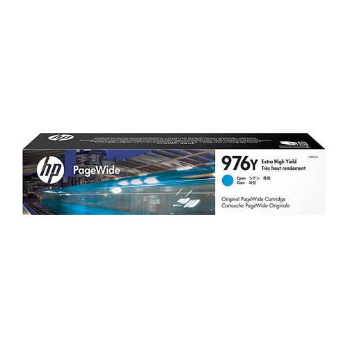 HP #976Y Cyan Ink Cartridge - 13000 pages