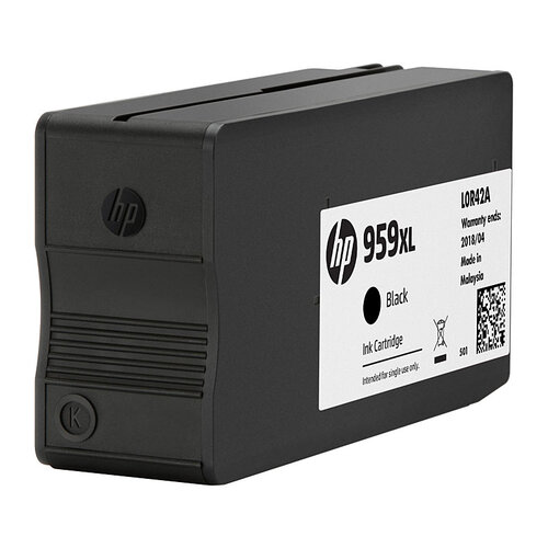 HP #959XL Black Ink Cartridge - 3000 pages