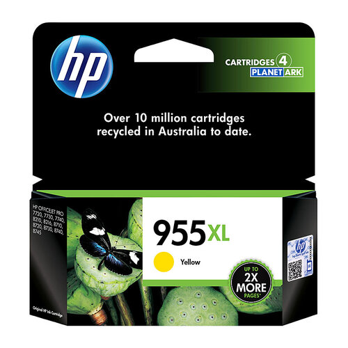 HP #955XL Yellow Ink Cartridge - 1600 pages