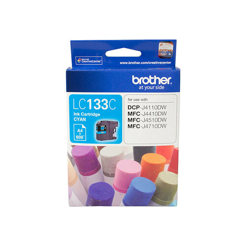 Brother LC-133 Cyan Ink Cartridge - up to 600 pages
