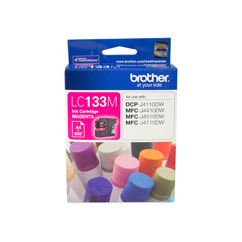 Brother LC-133 Magenta Ink Cartridge - up to 600 pages