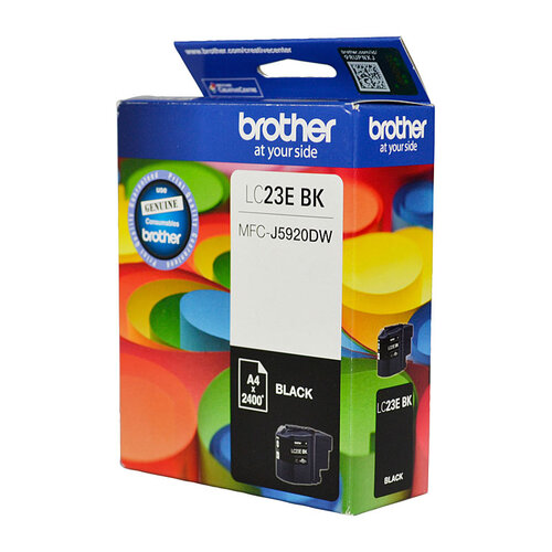 Brother LC-23E Black Ink Cartridge - 2400 pages
