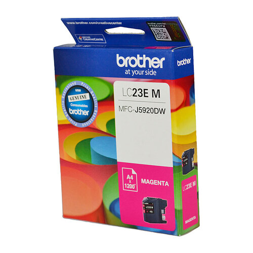 Brother LC-23E Magenta Ink Cartridge - 1200 pages