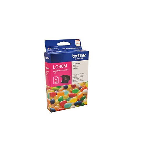 Brother LC-40M Magenta Ink Cartridge - 300 pages