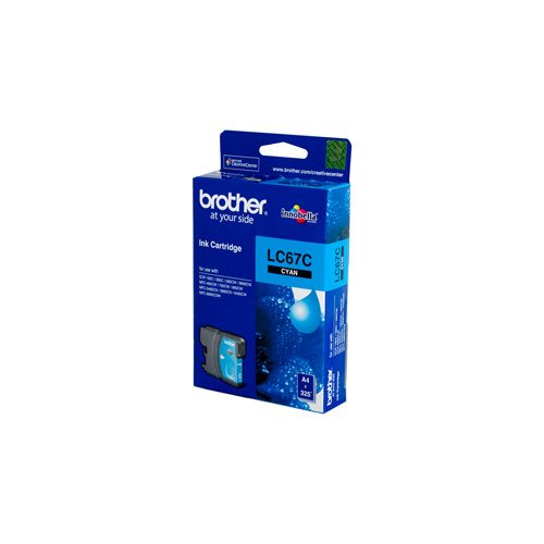 Brother LC-67C Cyan Ink Cartridge - 325 pages
