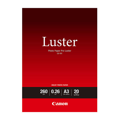 Canon Luster Photo Paper A3 - 20 pages